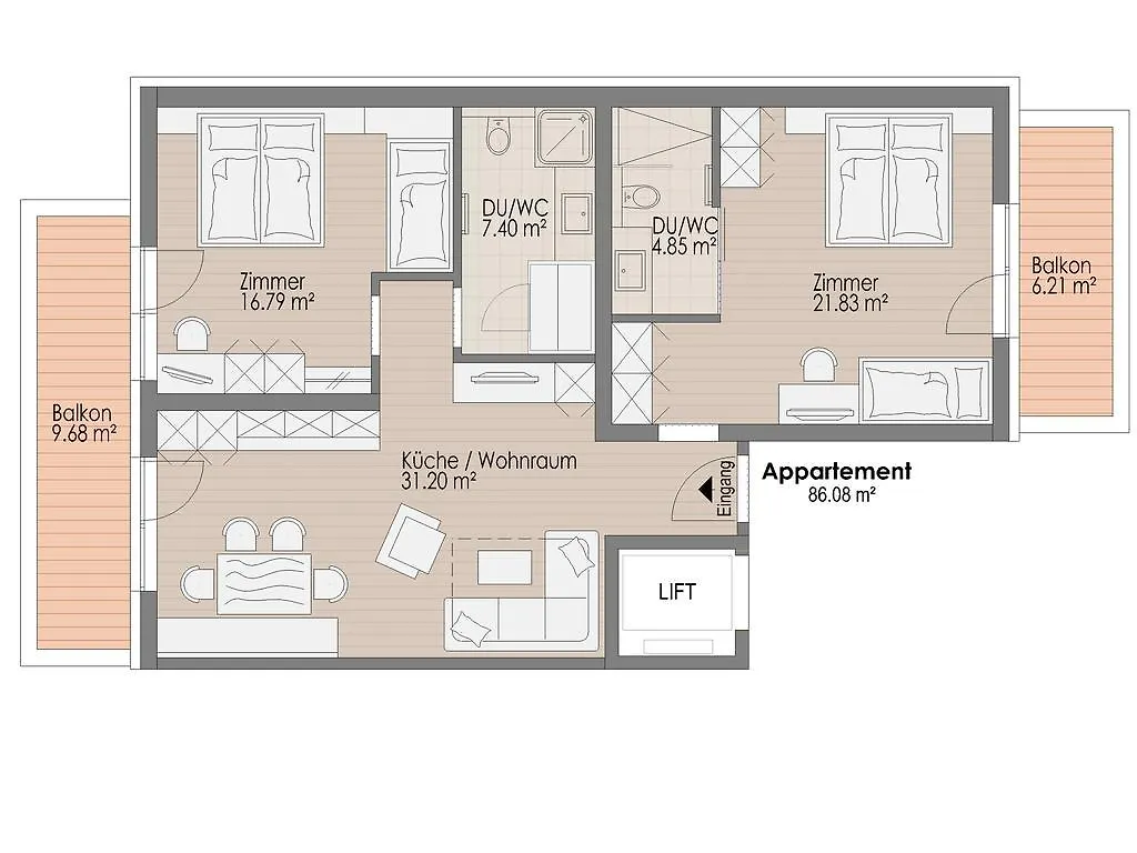 Lux Appartements Ischgl Austria